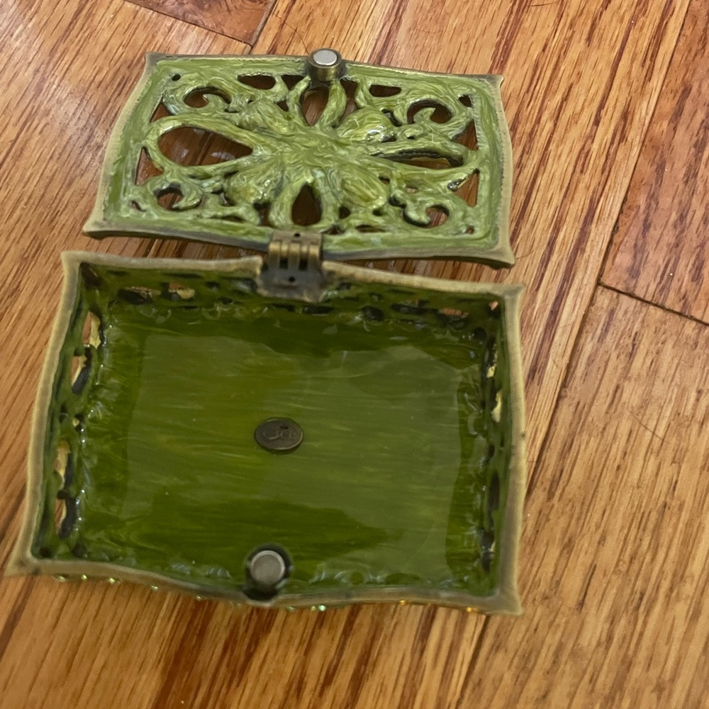 Vintage Ciel jeweled trinket box - Picture 3 of 12